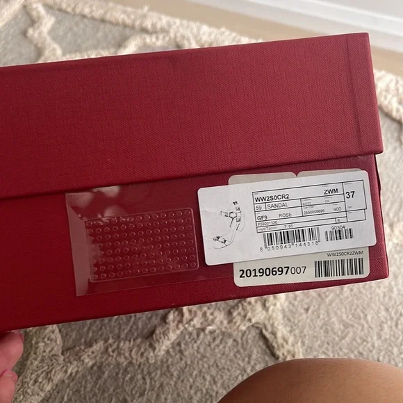 Valentino Garavani Gold and Tan Sandals - Picture 10 of 12